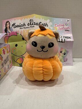 Moriah Elizabeth Series 3 Color Splash Pumpy the Pupkin Mini Plush–Open Box, New